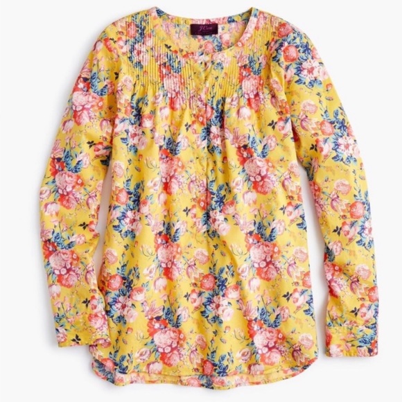 J. Crew Tops - J Crew Liberty Magical Bouquet Popover